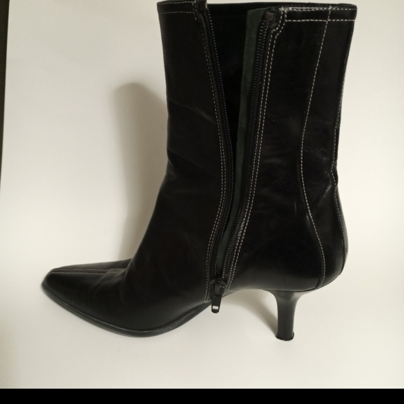 NWOT - Sassy Black Ankle Boots by Coach - Picture 7 of 10